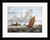 Shipping off a Dutch harbour by Gerrit Pompe