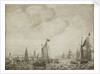 A kaag and a galjoot leaving the Vlie, 9 June 1645 by Willem van de Velde the Elder