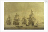 The 'Eendracht' with the 'Zeven Provincien' and other Dutch men-of-war by Cornelis Pietersz Mooy