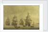 The 'Eendracht' with the 'Zeven Provincien' and other Dutch men-of-war by Cornelis Pietersz Mooy