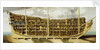 Section through a first-rate, 1701 by Thomas Phillips