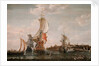 A Zeeland ship and other Dutch vessels off Flushing by Jean-Baptiste Bonnecroy
