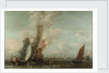 A Middelburg ship Lying off Antwerp by Jean-Baptiste Bonnecroy