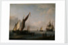 Dutch craft ashore by Willem Van de Velde the Younger