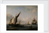 Dutch craft ashore by Willem Van de Velde the Younger