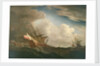 English ships at sea beating to windward in a gale by Willem Van de Velde the Younger