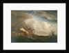 English ships at sea beating to windward in a gale by Willem Van de Velde the Younger