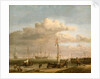 Calm: the Dutch coast with a weyschuit by Willem Van de Velde the Younger