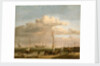 Calm: the Dutch coast with a weyschuit by Willem Van de Velde the Younger