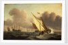 A kaag going to windward in a fresh breeze by Willem Van de Velde the Younger