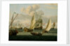 Shipping off Amsterdam by Abraham Storck