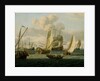 Shipping off Amsterdam by Abraham Storck