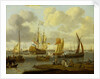 Shipping off Amsterdam by Abraham Storck
