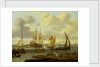Shipping off Amsterdam by Abraham Storck