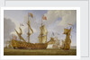 The 'Royal Prince' before the wind by Jan Karel Donatus van Beecq