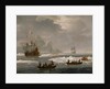 Royal yachts, one ketch rigged and one smack rigged by L. de Man