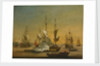 A shipping scene in the Lower Thames about 1720 by J. B. Bouttats