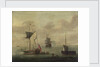 A Royal yacht, possibly the 'Mary' by L. de Man