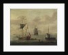 A Royal yacht, possibly the 'Mary' by L. de Man