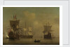 Three English flagships becalmed by Peter Monamy