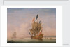 A Yacht Becalmed by Peter Monamy