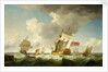 An East Indiaman in a fresh breeze by Charles Brooking