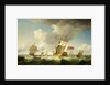 An East Indiaman in a fresh breeze by Charles Brooking