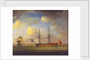 A naval snow by Charles Brooking