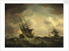 An English squadron going to windward by Charles Brooking