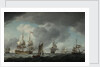 An English vice-admiral of the Red and his squadron at sea by Charles Brooking