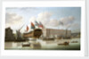 'St Albans' floated out at Deptford, 1747 by John Cleveley