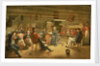Divine service as it is usually performed on board a British frigate at sea by Augustus Earle