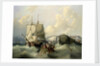 A brig leaving Dover by George Chambers the Elder