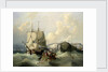 A brig leaving Dover by George Chambers the Elder