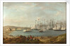 The international squadron carrying Prince Otto of Bavaria to become King of Greece firing a salute off Nafplio, February 1833 by attributed to John (Giovanni) Schranz