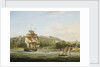 A frigate and other vessels in Barn Pool off Plymouth by Thomas Lyde Hornbrook