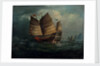 Chinese junks by George Chinnery