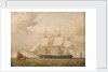 A frigate by Henry A. Luscombe