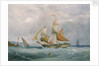 A trading brig entering the Bristol Avon by Joseph Walter