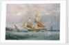 A trading brig entering the Bristol Avon by Joseph Walter