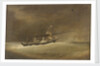 A P&O paddle steamer running before a gale by Robert Strickland Thomas