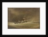 A P&O paddle steamer running before a gale by Robert Strickland Thomas