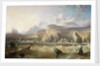 A whaler off a mountainous coast by John Wilson Carmichael