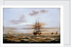 A Danish steam frigate by J. Gale