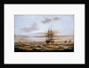 A Danish steam frigate by J. Gale