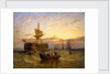 Indiamen in the Thames by William Adolphus Knell
