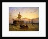 Indiamen in the Thames by William Adolphus Knell