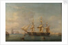 A frigate at Malta by A. de Simone