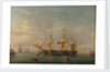 A frigate at Malta by A. de Simone