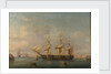 A frigate at Malta by A. de Simone